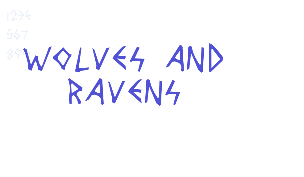 Wolves and Ravens-font-download