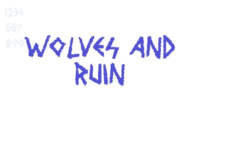 Wolves and Ruin-font-download