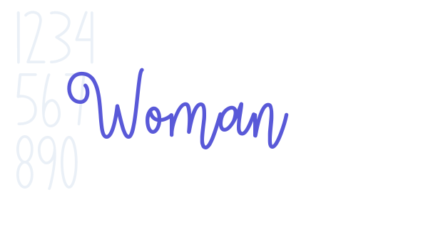 Woman Font