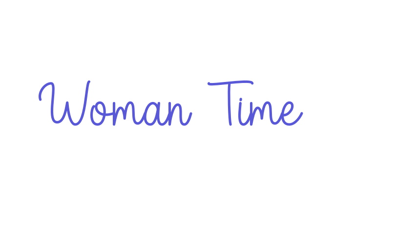 Woman Time Font