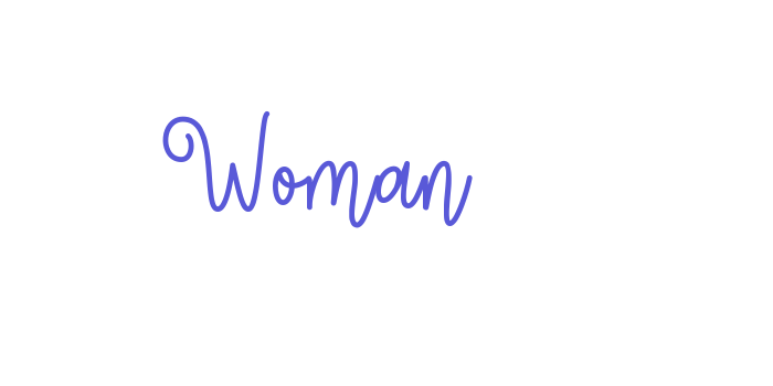 Woman Font Download