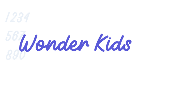 Wonder Kids font free