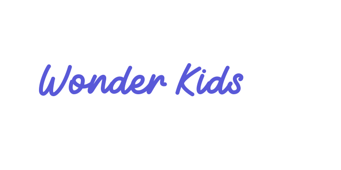 Wonder Kids Font Download