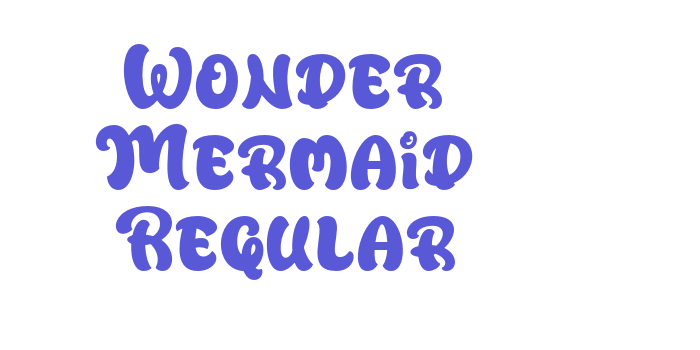 Wonder Mermaid Regular Font Download