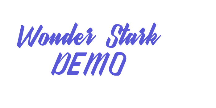 Wonder Stark DEMO Font