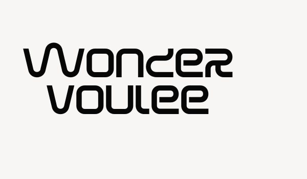 Wonder Voulee Font