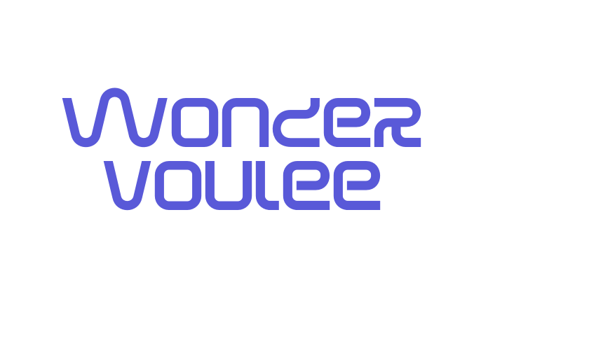 Wonder Voulee Font Download