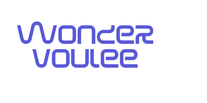 Wonder Voulee Font Download