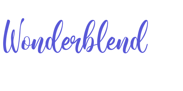 Wonderblend Font Download