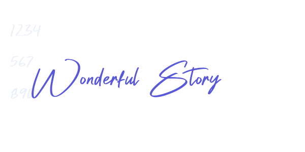 Wonderful Story font free