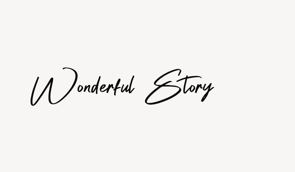 Wonderful Story Font