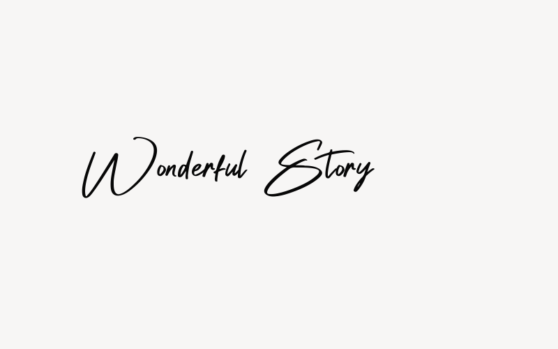 Wonderful Story Font