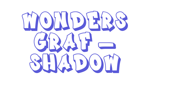 Wonders Graf – Shadow Font Download