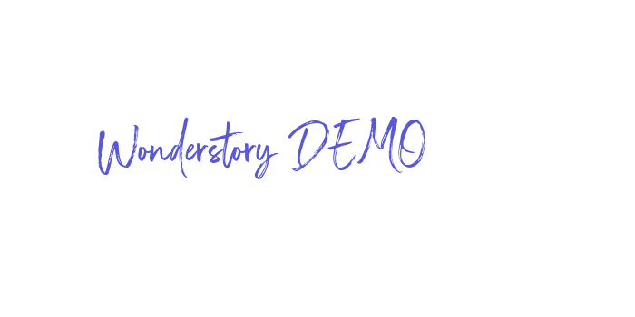 Wonderstory DEMO Font Download