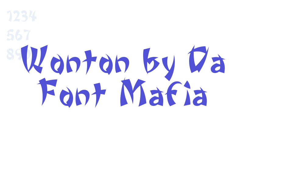 Wonton by Da Font Mafia-font-download