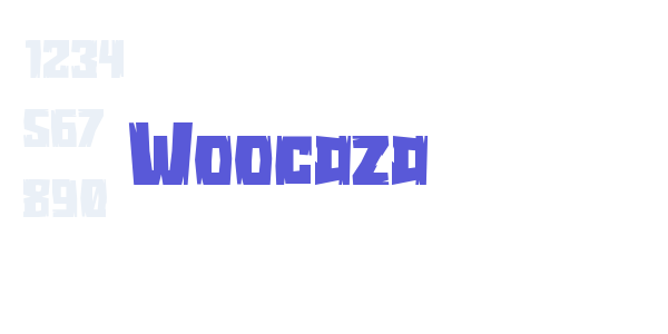 Woocaza font free