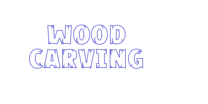 Wood Carving Font Download