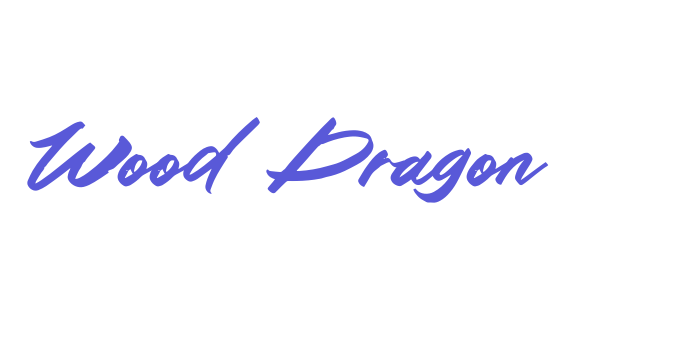 Wood Dragon Font Download