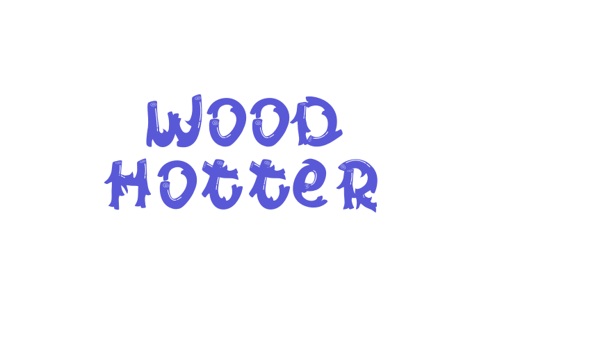 Wood Hotter Font Download