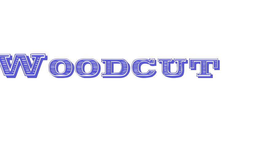 Woodcut Font Download