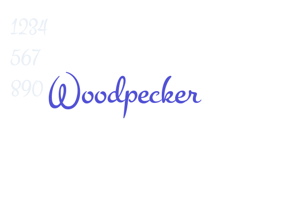 Woodpecker Font Download