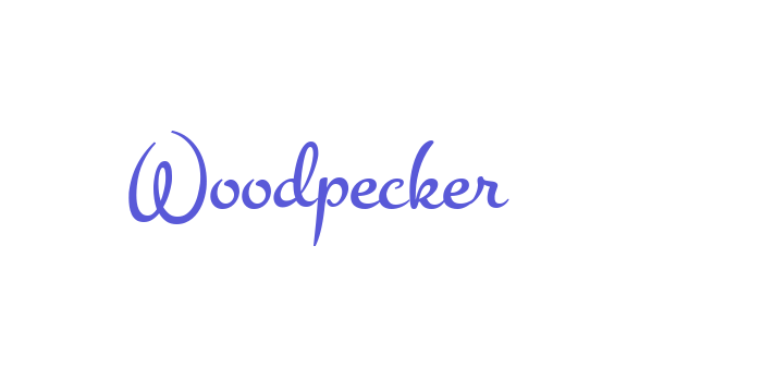 Woodpecker Font Download