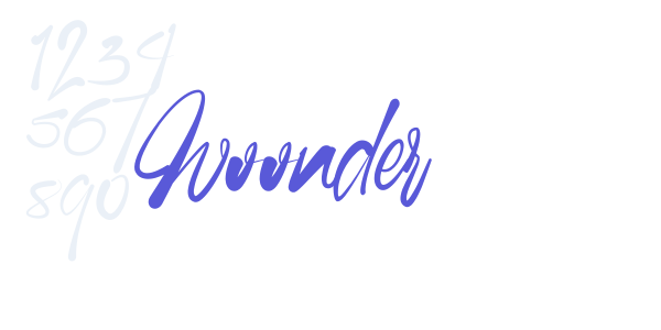 Woonder font free