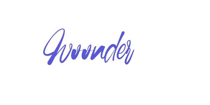 Woonder Font Download