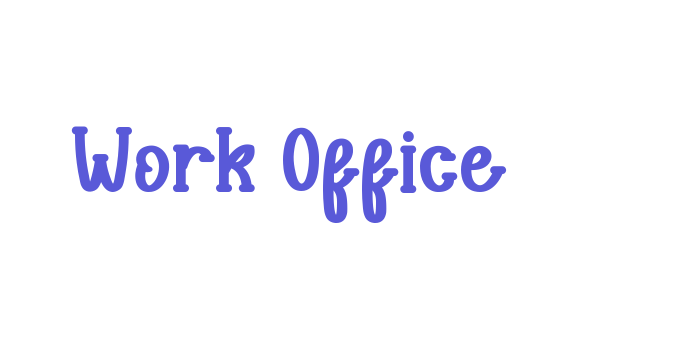 Work Office Font Download