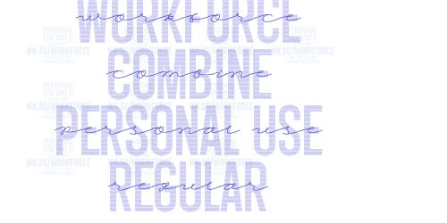 Workforce Combine PERSONAL USE Regular-font-download
