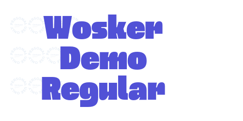 Wosker Demo Regular-font-download
