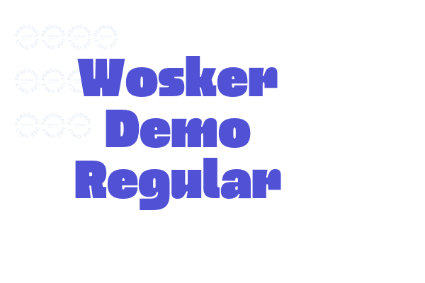 Wosker Demo Regular