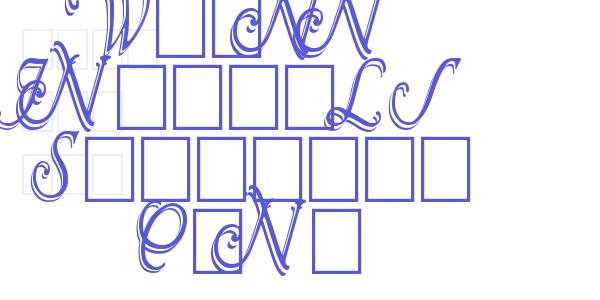 Wrenn Initials Shadowed Cond font free