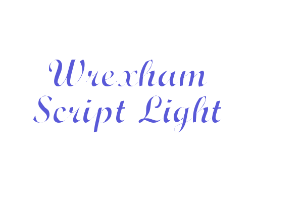 Wrexham Script Light Font