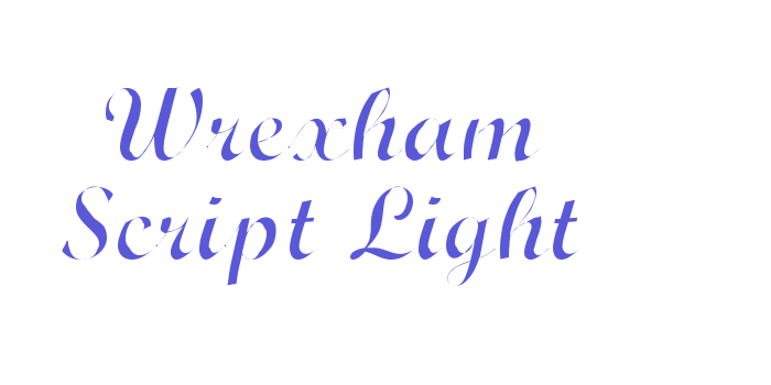 Wrexham Script Light Font