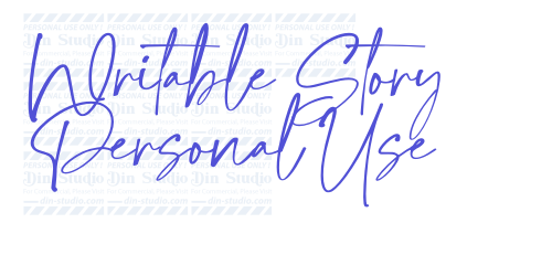 Writable Story Personal Use-font-download