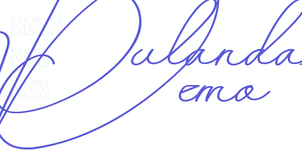 Wulandari Demo font free