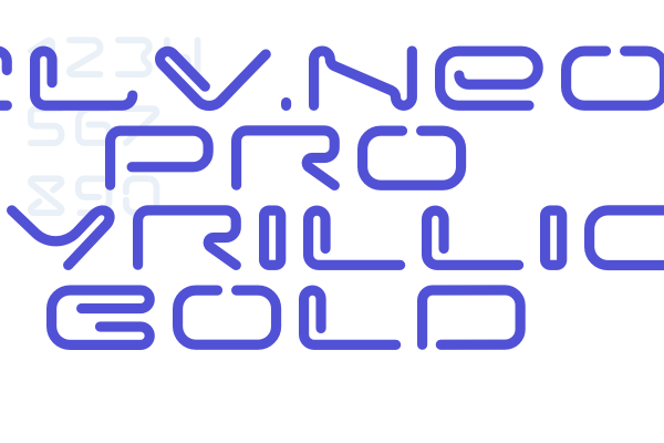XCLV.NEON Pro Cyrillic Bold