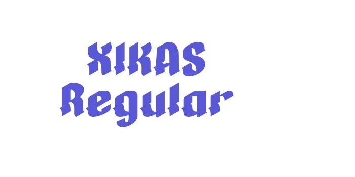 XIKAS Regular Font Download