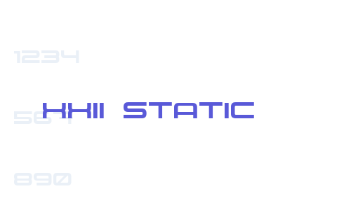 XXII STATIC Font