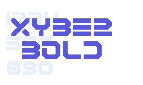 XYBER Bold Font