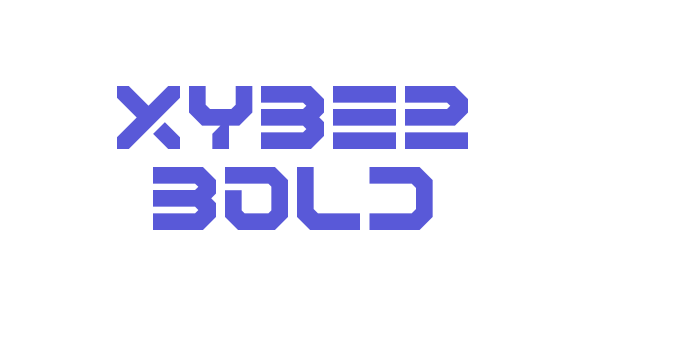 XYBER Bold Font Download