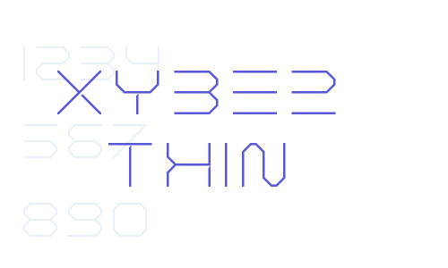 XYBER Thin Font