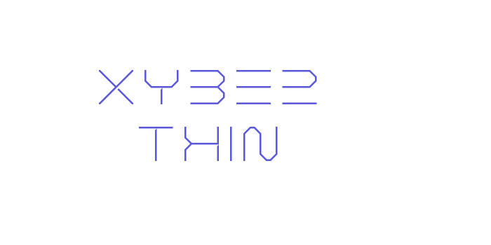 XYBER Thin Font Download