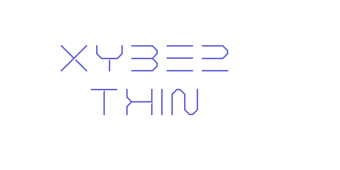 XYBER Thin Font