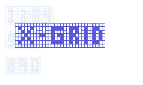 X-Grid Font Download