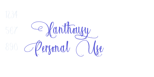 Xanthousy – Personal Use font free