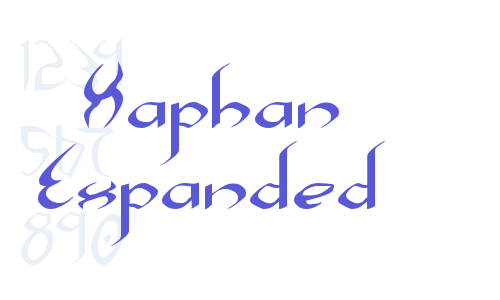 Xaphan Expanded Font Download