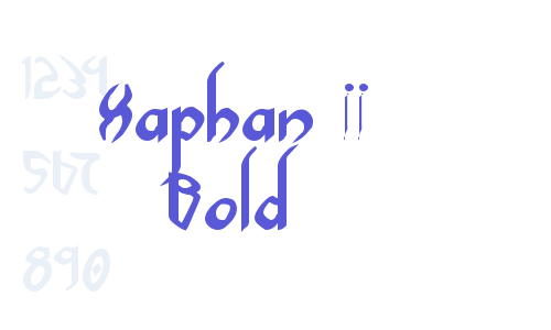 Xaphan II Bold Font Download