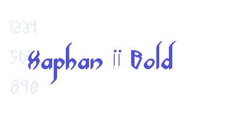 Xaphan II Bold-font-download